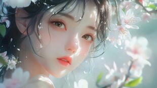 仙气清冷少女壁纸图片