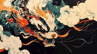 龙年系列包装插画