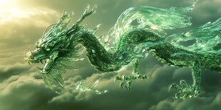 高清唯美双龙戏珠