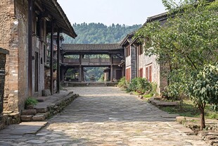 民居古民居石板路