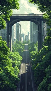 插画街道