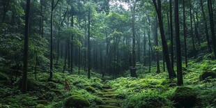 雨后天目山