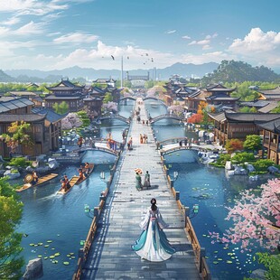 演视城古装场景