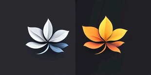 3d莲花logo