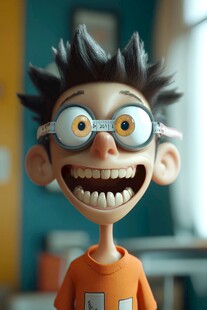 卡通写实漫画人物