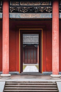 古代建筑红门