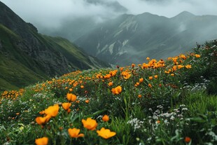 新疆伊犁山花