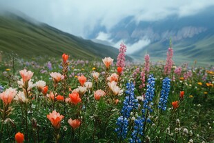 新疆伊犁山花