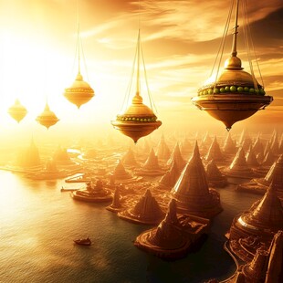 幻想的外星建筑