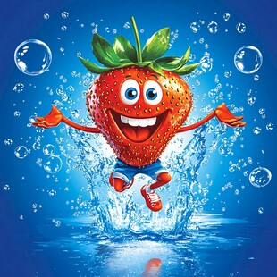草莓迸溅