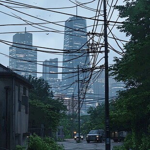 城市风貌日系