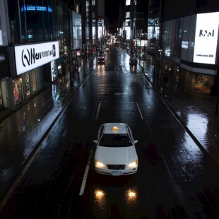 日本街道夜景