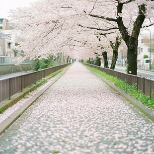 唯美樱花路