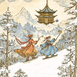 西游记包装插画