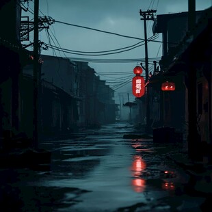 雨中陋巷
