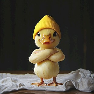 小黄鸭摆件