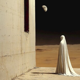 隐匿在阴影中的修女