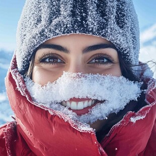 雪地户外造型