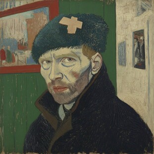 没有耳朵的梵高自画像