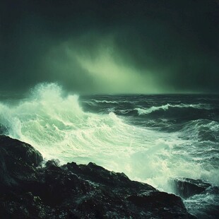 汹涌汹涌的大海