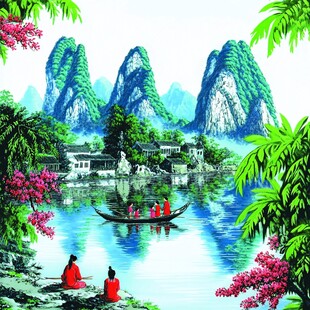 山水人物画风景装饰画