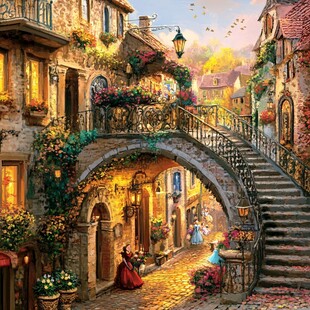 欧美小镇情景主题