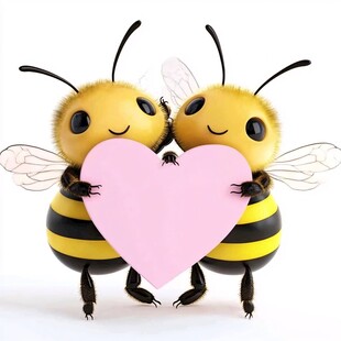 爱心蜜蜂