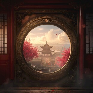 横店插画