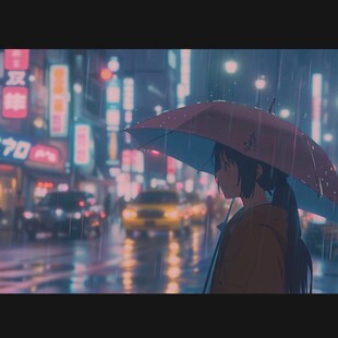 夜景梅雨季