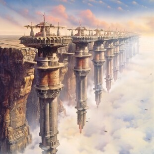 幻想的外星建筑