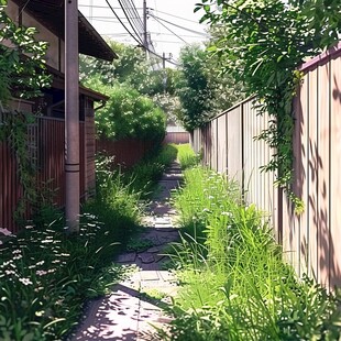 日式庭院小路