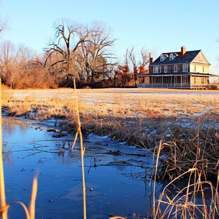 冰封的瓦尔登湖