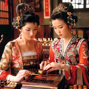 汉服秀禾装饰