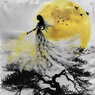 貂蝉拜月古典美女