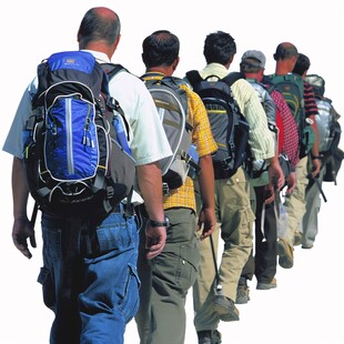 徒步背包团队