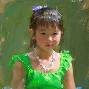 小朋友油画