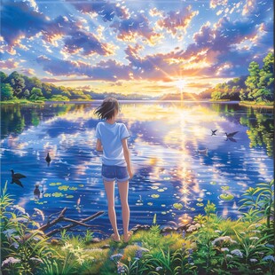 新海诚动漫风装饰画