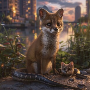 猫科动物与狐狸