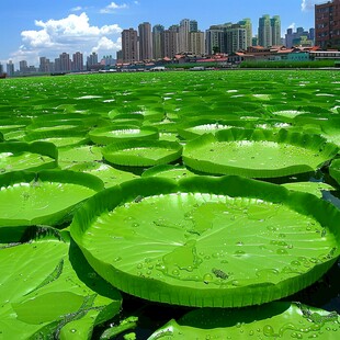 城市荷花池