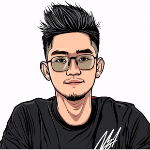 卡通酷潮大叔头像