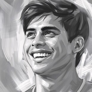 个人原创插画运动员