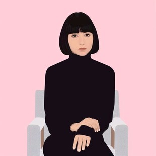 扁平风人像