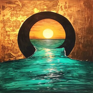 洞门插画