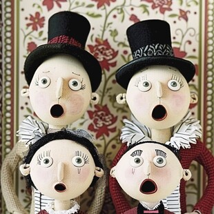 欧式田园铁皮娃娃