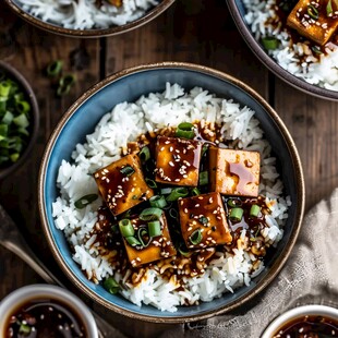 卤水豆腐饭