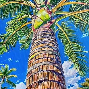 椰树3d画