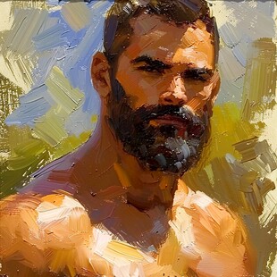 数码油画滤镜效果