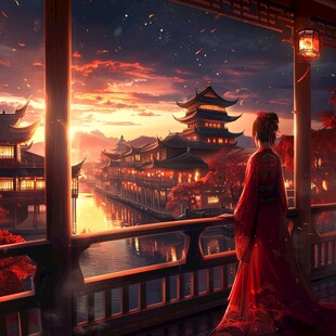 横店插画