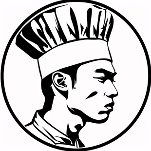 厨师头像logo