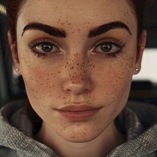 雀斑脸